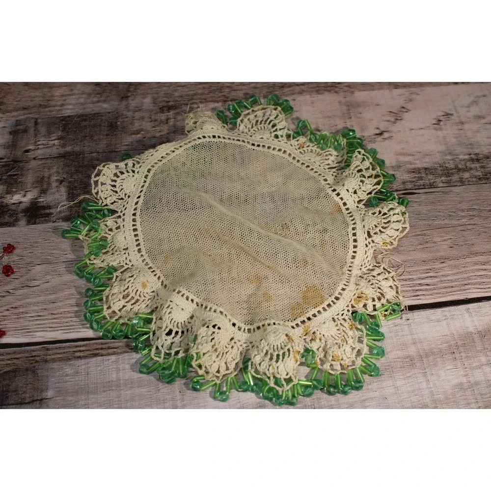 Handmade vintage beaded